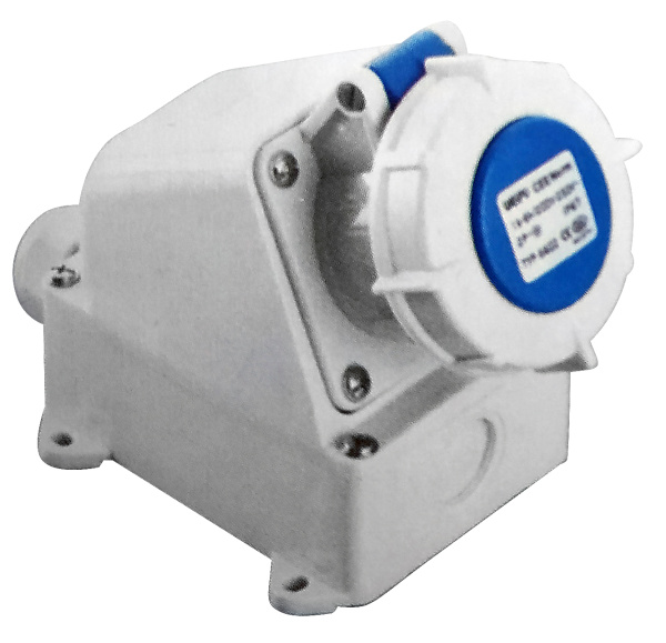 Розетка стационарная Weipu TYP66029 16А-9ч/400В 2P+PE IP65