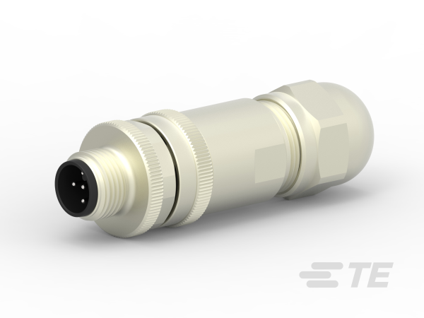 TE CONNECTIVITY Plug Circular M12 5p Screwclamp T4111012051-000