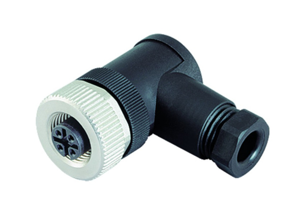 BINDER Socket Circular M12 4p Screwclamp 99-0430-324-04