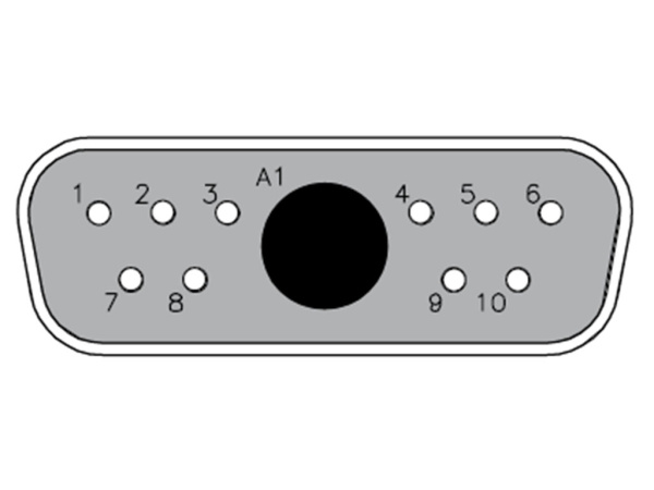 FCT D-Sub Female connector shell FM11W1S5-K121