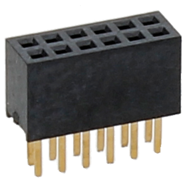 AMPHENOL ICC Vertical receptacle 2x6p 20021311-00012T1LF