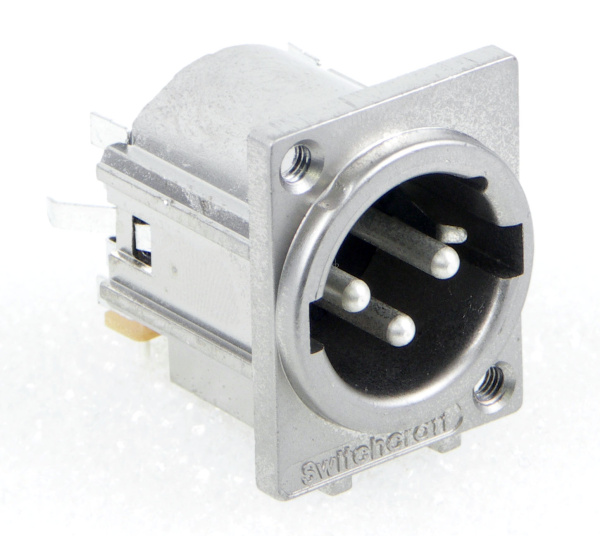 SWITCHCRAFT Plug Circular XLR 3p THT F3MRAF