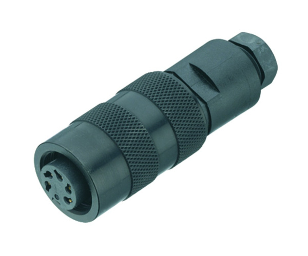 BINDER Socket Circular M16 6p Solder 09-0122-19-06