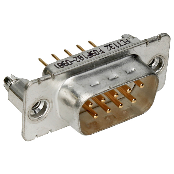 FCT D-Sub Male connector 9p F09P1G2-0981
