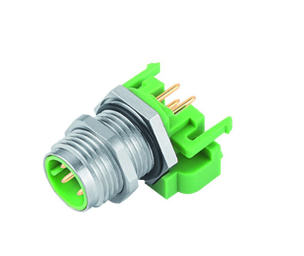 BINDER Plug Circular M12 4p THT 99-3731-201-04