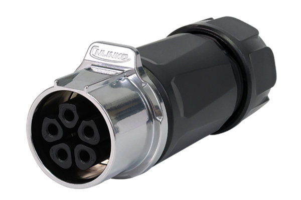 Female In-line Receptacle With Soldering CNLINKO LP-32-J05PP-01-001A