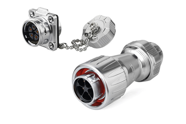 Male Plug + Female Four-hole Socket CNLINKO DZ-20-C05PE-03-001A/DH-20-J05SX-03-401A