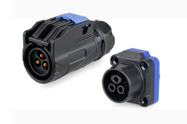 Male Plug + Female Four-hole Socket CNLINKO EV-20-C03PE-32-001 / EV-20-J03SX-32-401