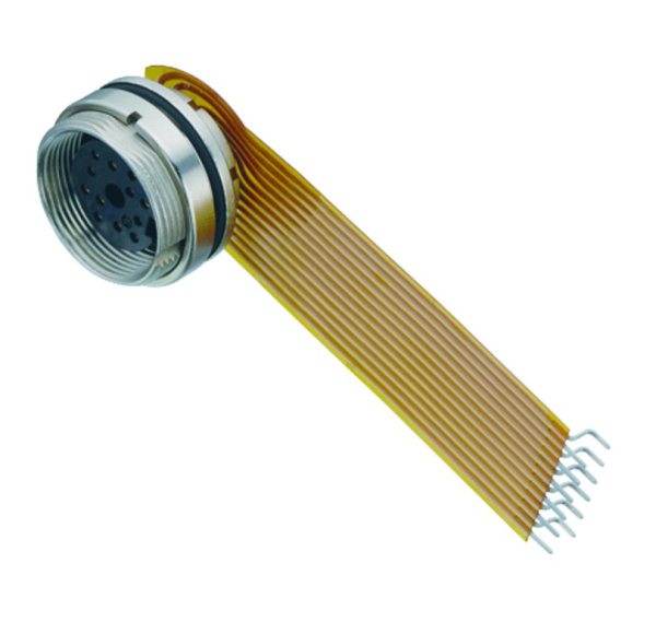 BINDER Socket Circular M16 12p THT 09-0132-66-12