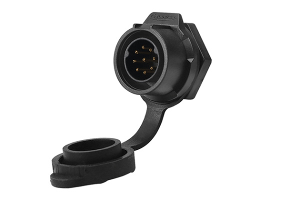 90° Single Hole Plastic Male Socket CNLINKO LP-16-C09SX-02-101