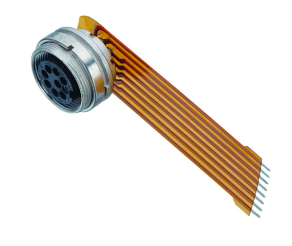 BINDER Socket Circular M16 8p THT 09-0474-65-08