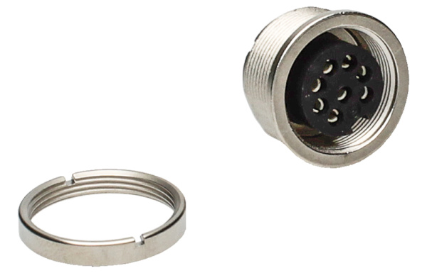 BINDER Socket Circular M16 8p Solder 09-0474-00-08