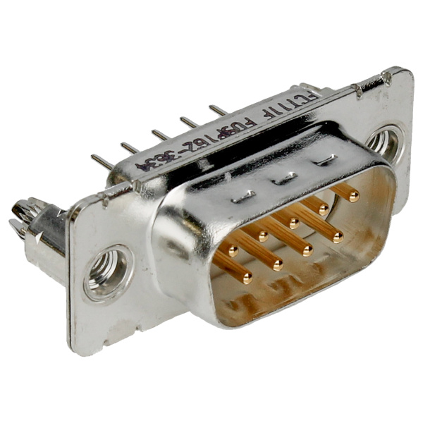 FCT D-Sub Male connector 9p F09P1G2-3634
