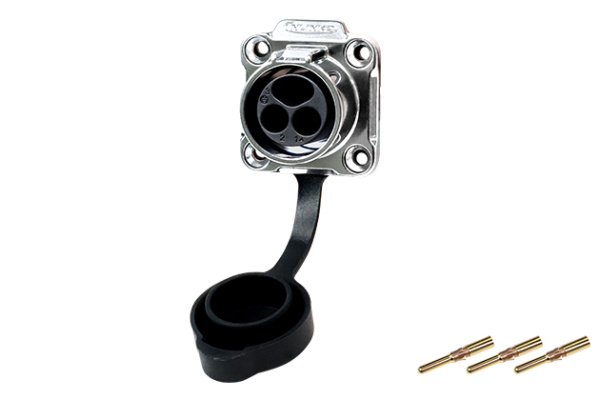 Crimp Type Four Hole Metal Male Socket CNLINKO LP-20-C03SX-33-403A