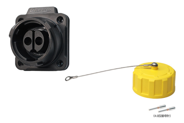 Four Holes Flange Female Socket CNLINKO DL-28-J02SX-32-401A