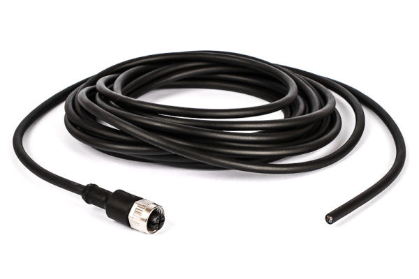 BINDER Socket Circular M12 4p with Cable 5m 79-3430-37-04