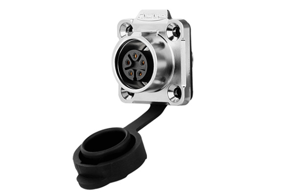90° Four Hole Metal Female Socket CNLINKO LP-16-J05SX-03-401