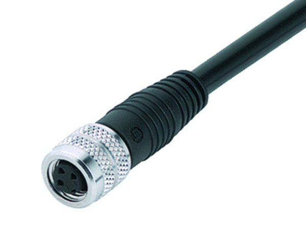 BINDER Socket Circular M8 3p with Cable 5m 77-3506-0000-50003-0500