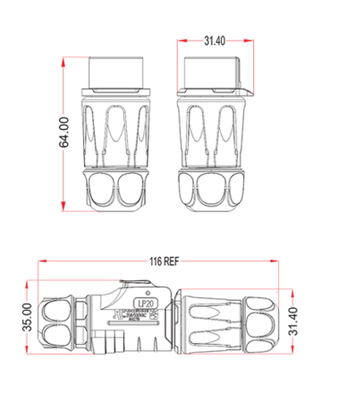 картинка  CNLINKO LP-20-J04PP-01-001 