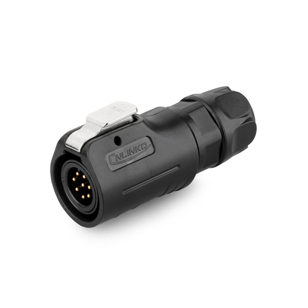 Plastic male plug CNLINKO LP-12-C08PE-02-001