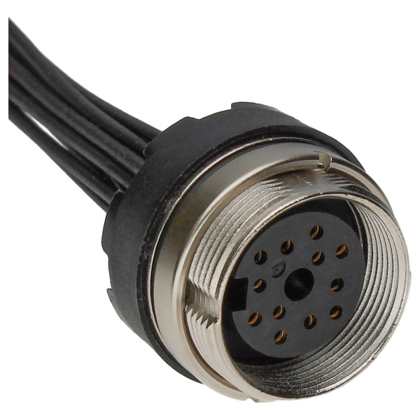 BINDER Socket Circular 12p with Strands 0.1m 09-0132-182-12