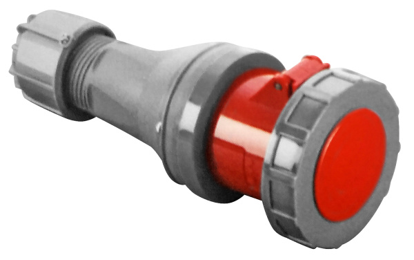 Розетка кабельная Weipu TYP29024 63А-4ч/110В 2P+PE IP67