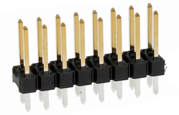 AMPHENOL ICC Plug Square BergStik 16p THT 77313-124-16LF