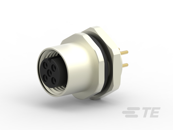 TE CONNECTIVITY Socket Circular M12 4p THT T4143012041-000