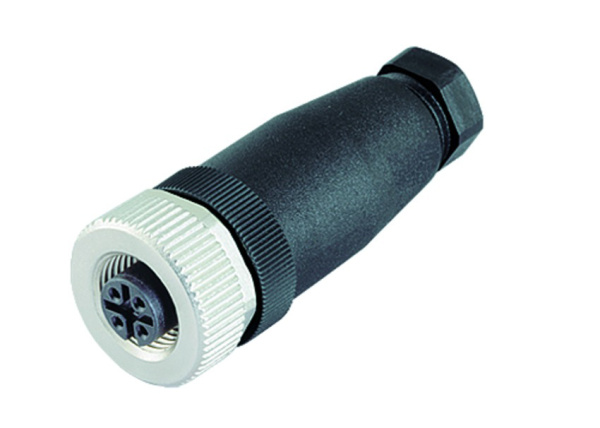 BINDER Socket Circular M12 4p Screwclamp 99-0430-314-04