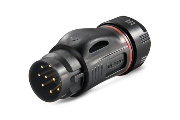 Plastic male plug CNLINKO BD-24-C10PE-02-001A