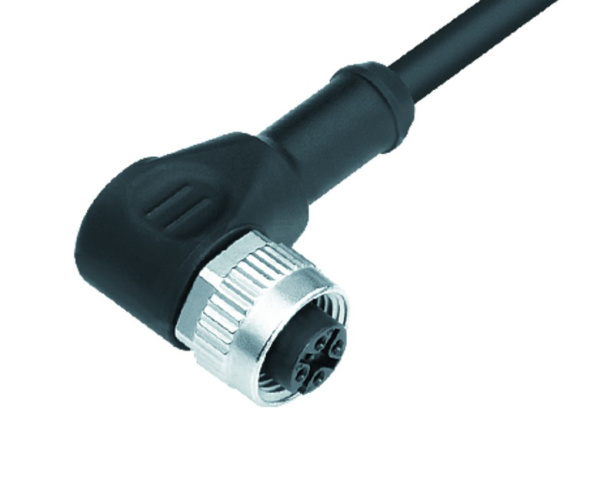 BINDER Socket Circular M12 5p with Cable 2m 77-4434-0000-50005-0200
