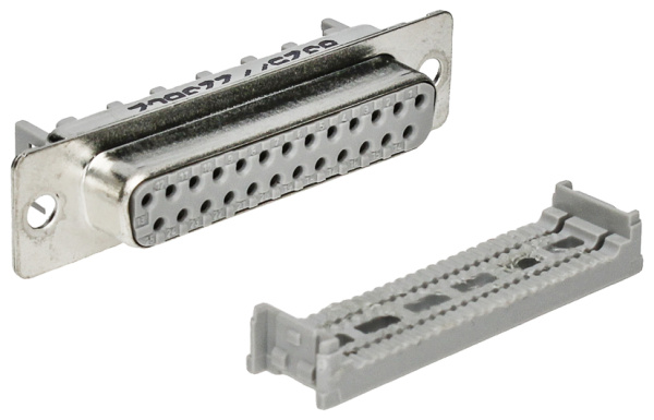 3M Socket D-Sub STD 25p IDC 8325-6009