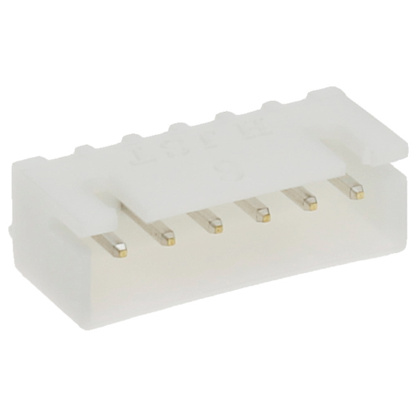 JST Plug Square XH 6p THT B6B-XH-AM (LF)(SN)