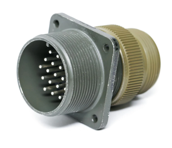 Вилка панельная с кожухом Longli MS3100E28-20PY