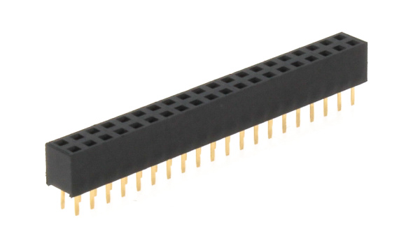TCO Connector strip female 2x20p B13-2X20-BG1