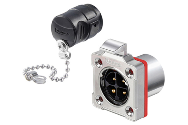 25A BD-24 4Pin Split Type Four Hole Male Socket CNLINKO BD-24-C04SX-03-409A