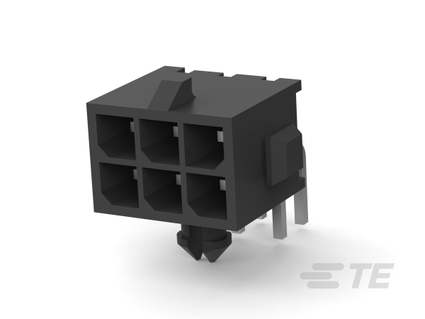 TE CONNECTIVITY Plug Square 6p THT 3-794618-6