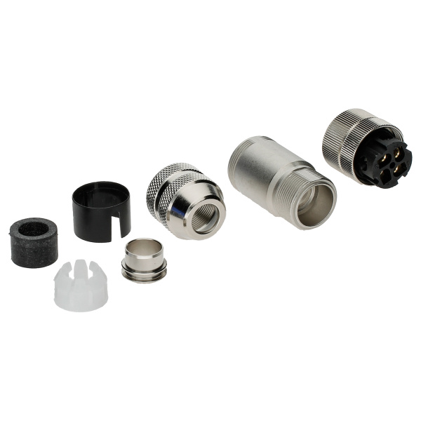 BINDER Socket Circular M12 4p Screwclamp 99-1430-817-04