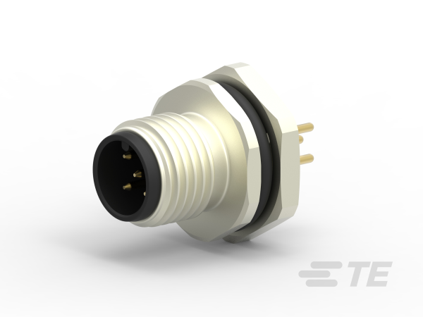 TE CONNECTIVITY Plug Circular M12 5p THT T4142012051-000