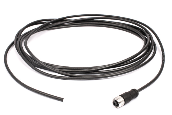 BINDER Socket Circular M12 4p with Cable 5m 79-3530-37-04
