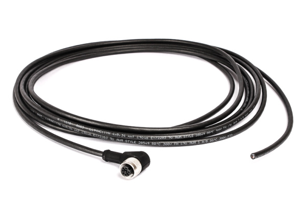 BINDER Socket Circular M12 4p with Cable 5m 79-3534-37-04
