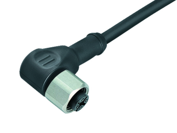BINDER Socket Circular M12 3p with Cable 2m 77-3734-0000-50003-0200