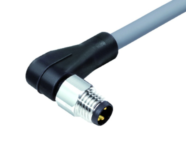 BINDER Plug Circular M8 4p with Cable 5m 77-3703-0000-20004-0500