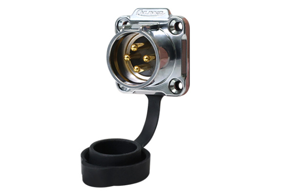 Four Hole Flange Male Metal Socket CNLINKO LP-20-C04SX-03-407