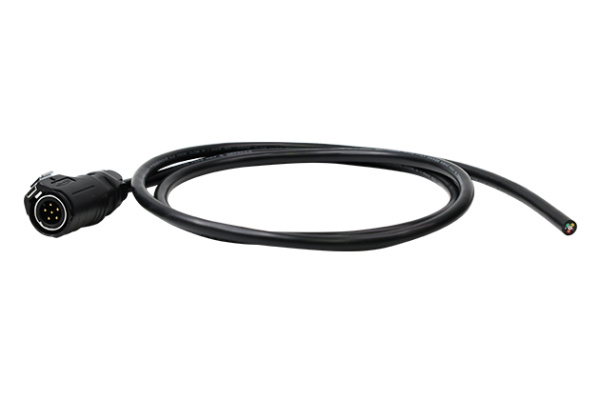 Standard Model LP-12 6 Pin L=1M Plastic+Metal Male Plug With Soldering CNLINKO LP12-06-MP-E-1M-006