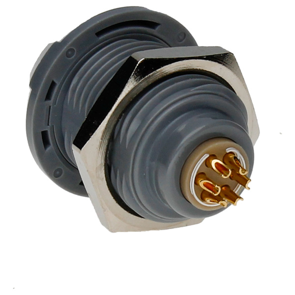 ITT Socket Circular PL 6p Solder PLB4G820006