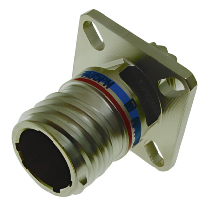 Вилка панельная с квадратным фланцем Longli D38999/20WE35PC