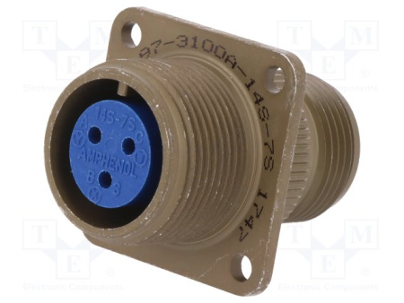 картинка Разъем AMPHENOL 97-3100A-14S-7S 