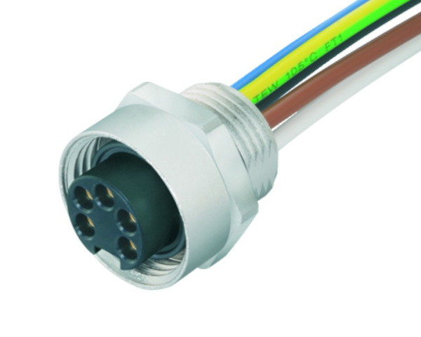 BINDER Socket Circular 7/8" 5p with Strands 0.2m 09-2450-320-05