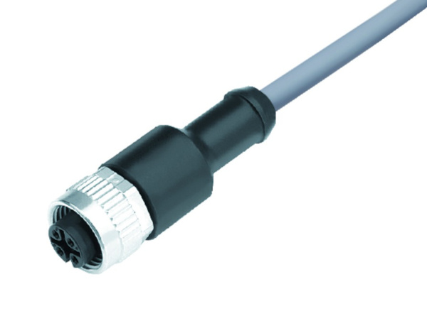 BINDER Socket Circular M12 5p with Cable 5m 77-3430-0000-20005-0500
